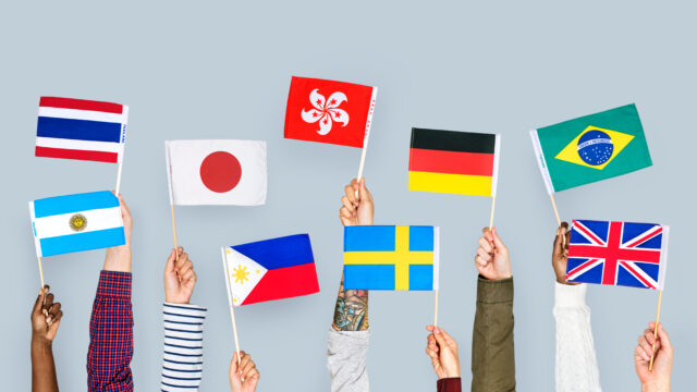 エスニックジョークや国民性の違いをイメージした世界の国旗