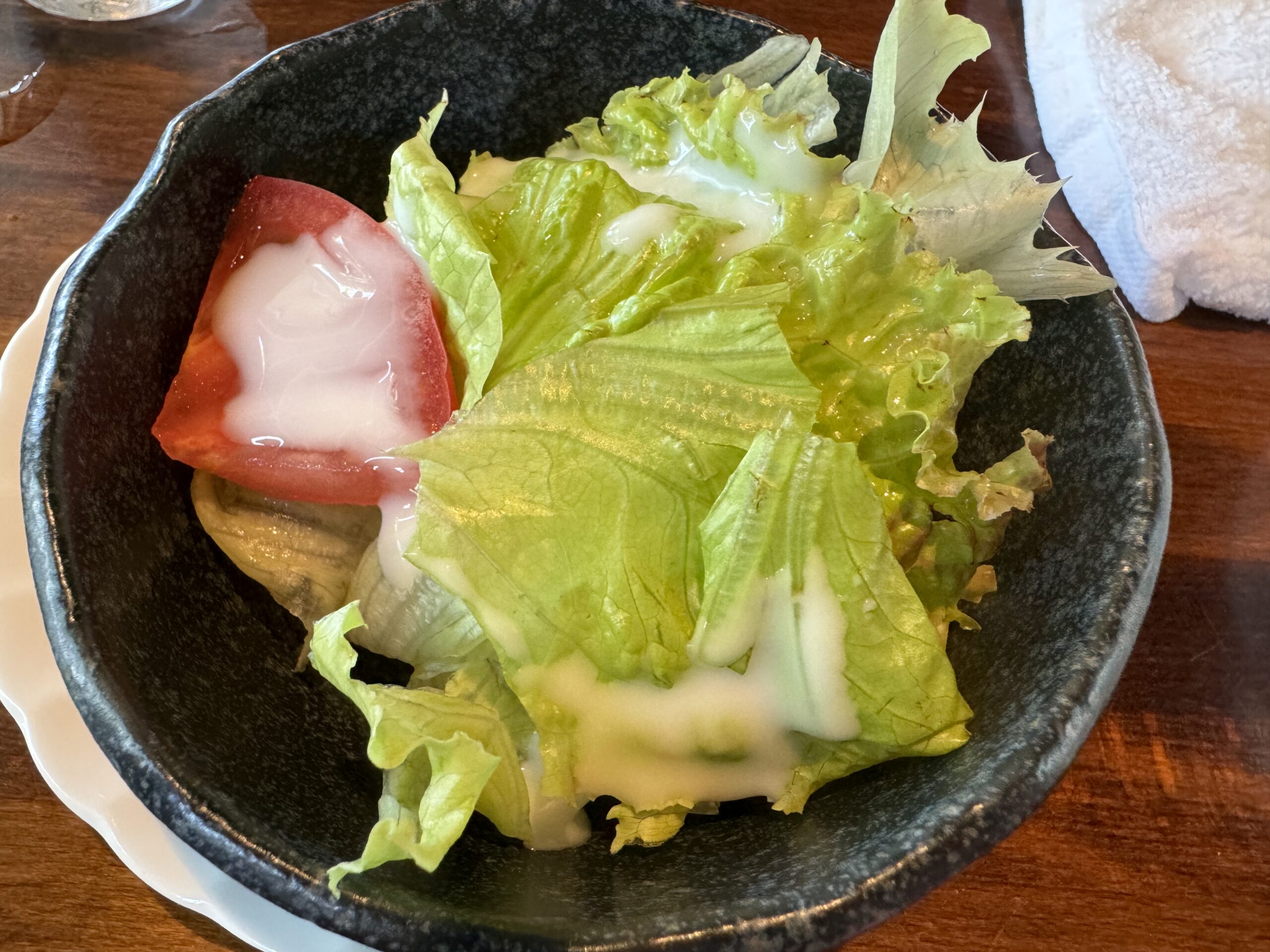 ランチセットのサラダ