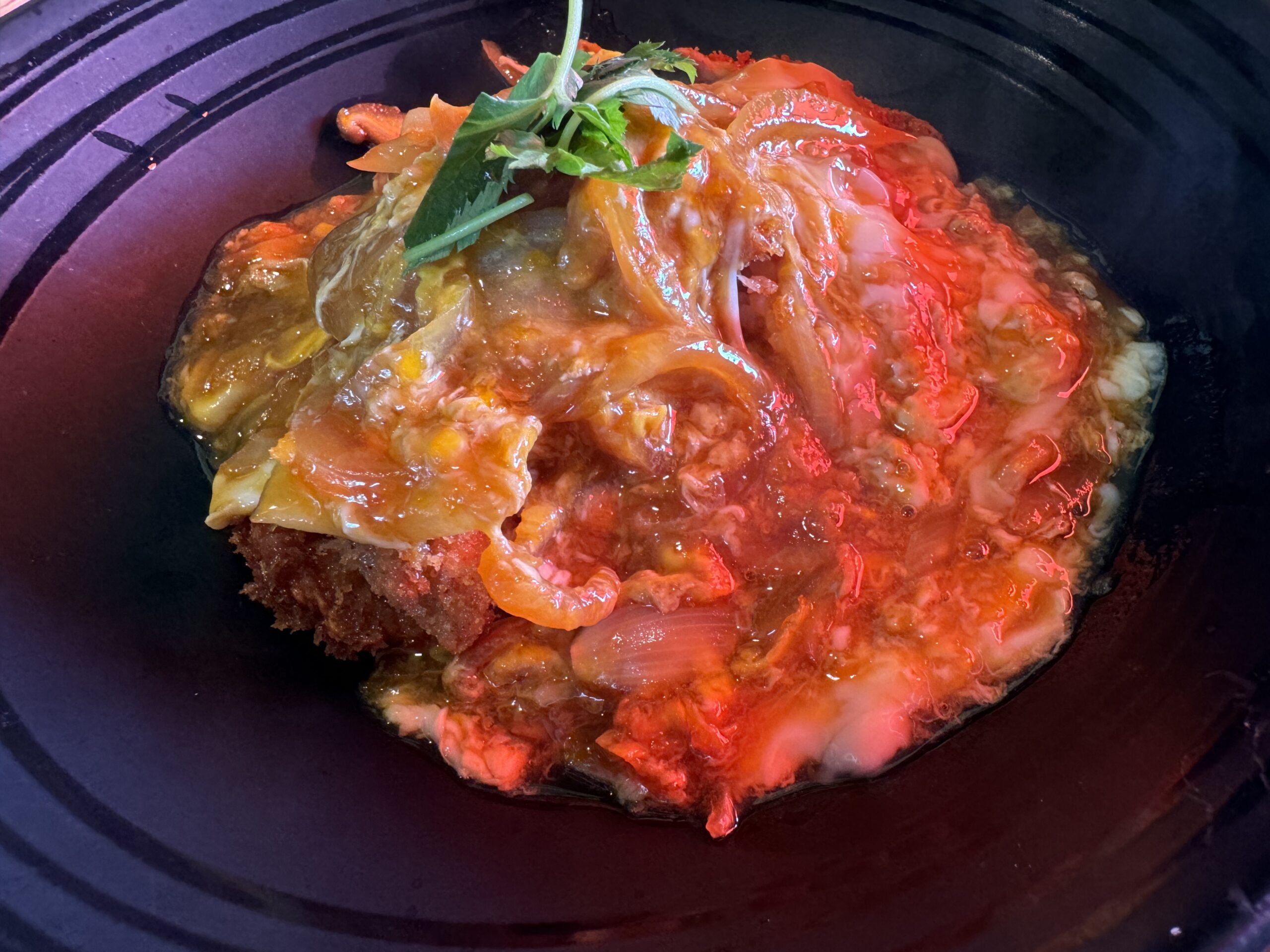 喫茶サウサリートのかつ丼ランチ