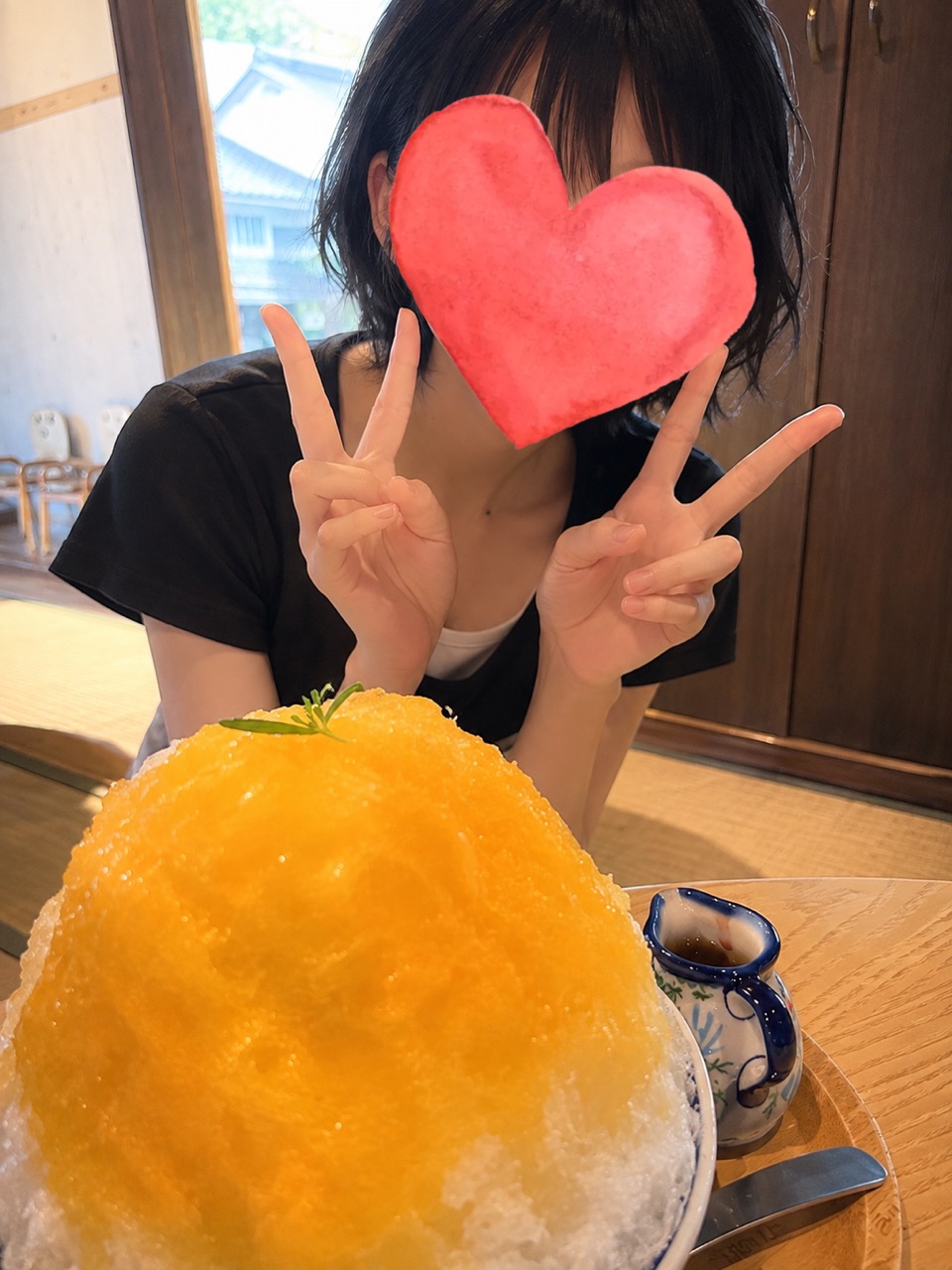 SEIRYU GORIのダブルオレンジかき氷